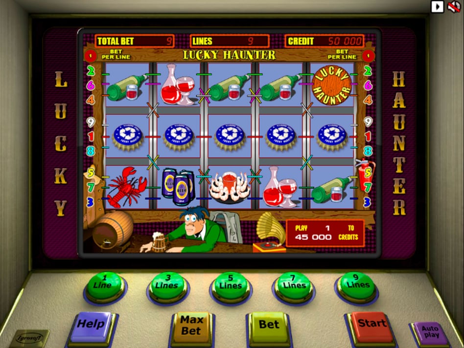 Lucky Haunter (Пьяница, Крышки) - игровой автомат Igrosoft